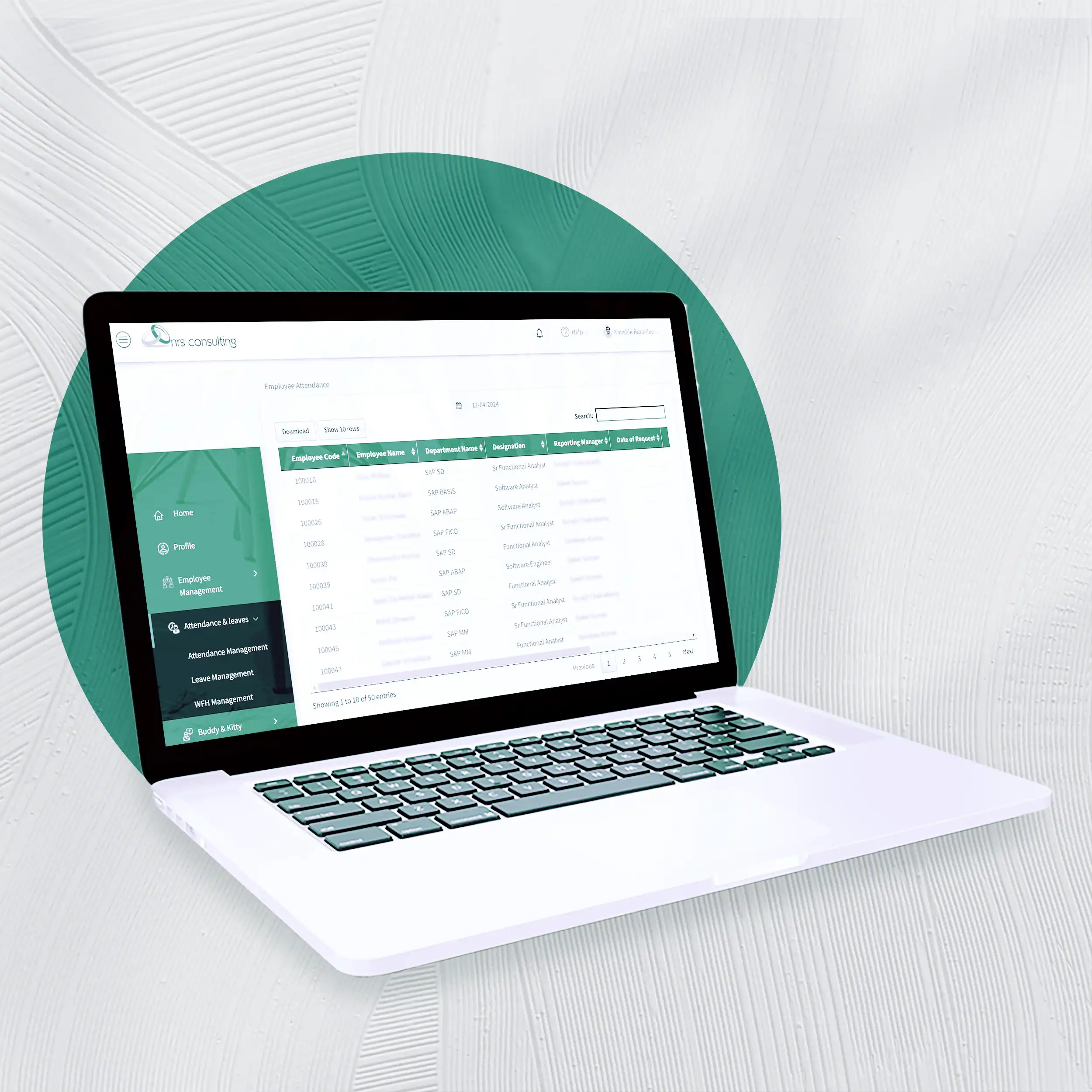 NRS Consulting Attendance Portal