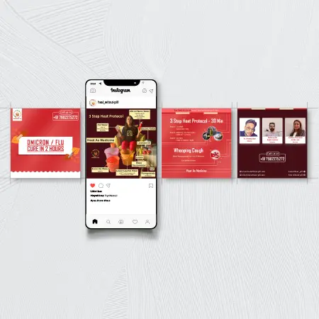 Heal Without Pill Social Media Promotional Post